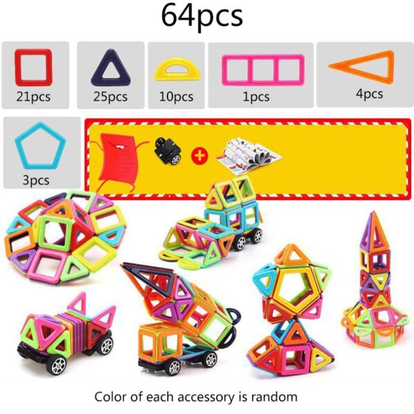 Magnetic building block toys - Image 5