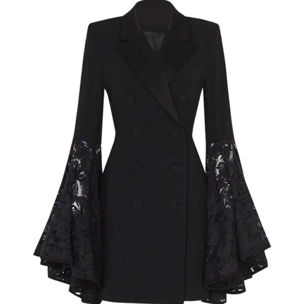 Black Suit Jacket For Women - Image 5