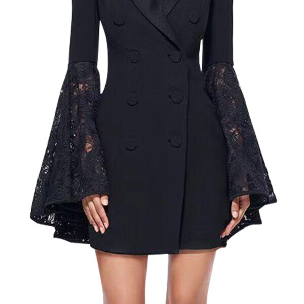 Black Suit Jacket For Women - Image 3