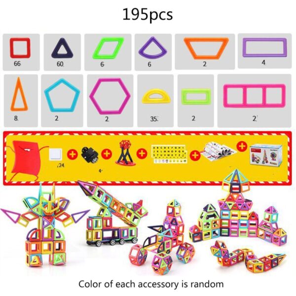 Magnetic building block toys - Image 9