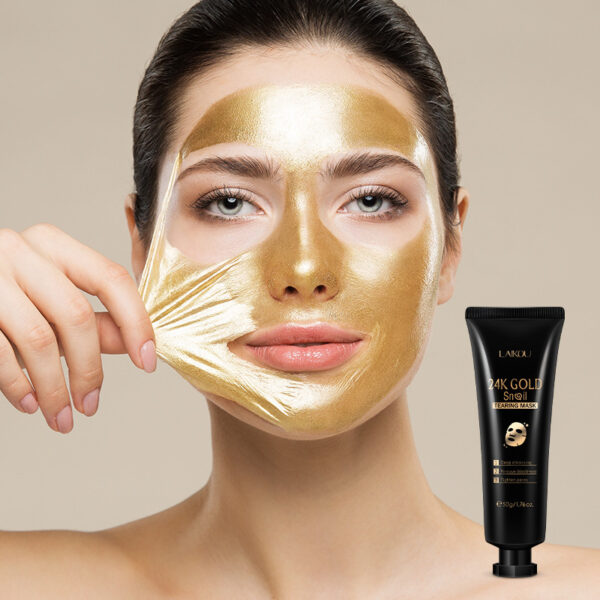 Gold Foil Snail Tear-Off Mask Hydrating - Image 3