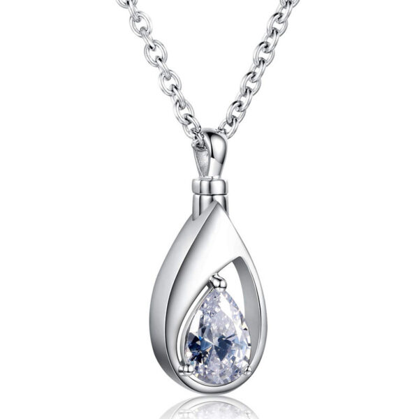 Tears Pendant Women's Water Drop Light Luxury Design Necklace - Image 4