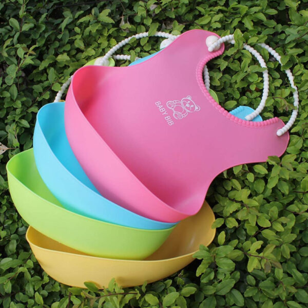 Kid Infant Bibs Baby Soft Silicone Bib - Image 6