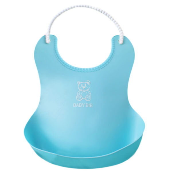 Kid Infant Bibs Baby Soft Silicone Bib - Image 2