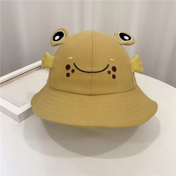 New Products Kitten And Frog Sun Hat Small Pot Hat Baby Hat - Image 4