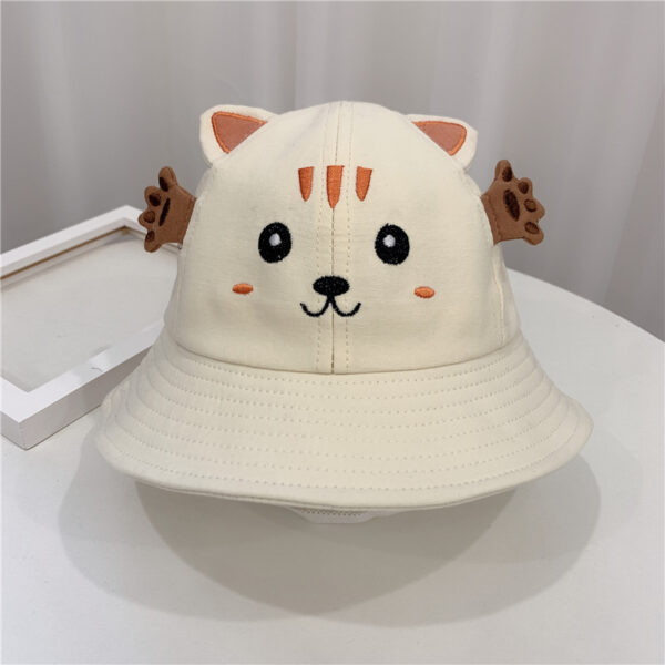 New Products Kitten And Frog Sun Hat Small Pot Hat Baby Hat - Image 5