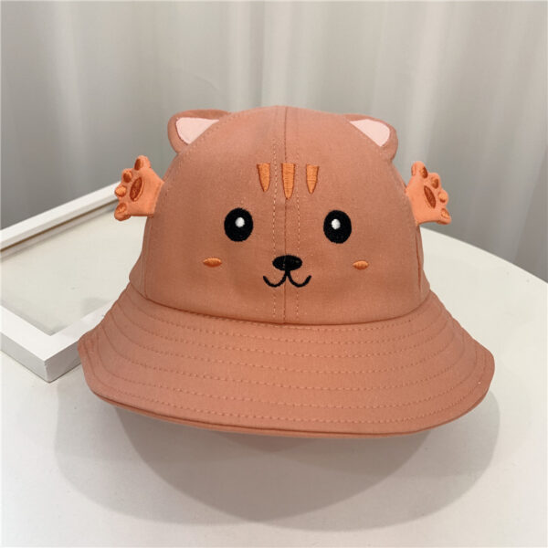 New Products Kitten And Frog Sun Hat Small Pot Hat Baby Hat - Image 2