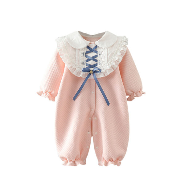 Baby Onesies, Air Cotton Baby Thickened Warm Baby Romper Romper - Image 4