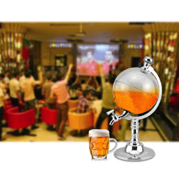 Novelty Globe Wine Decanters Drink Dispenser For Alcohol 1.5L Drinking Game Beer Liquor Dispenser Strainers Bar Accessories New - Image 5