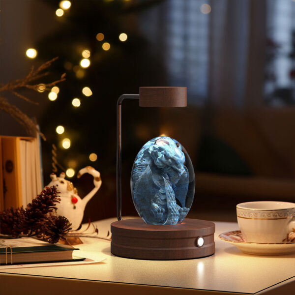 Crystal Ball Cosmic Dinosaur Indoor Night Light USB Power Warm Bedside Light Birthday Gift Night Lamp - Image 4