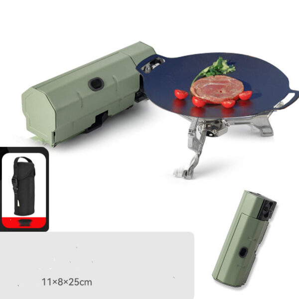 Camping Gas Stove Portable Folding Cassette Stove Outdoor Hiking BBQ Travel Cooking Grill Cooker Gas Burner Food Heating Tool Kitchen Gadgets - Image 8