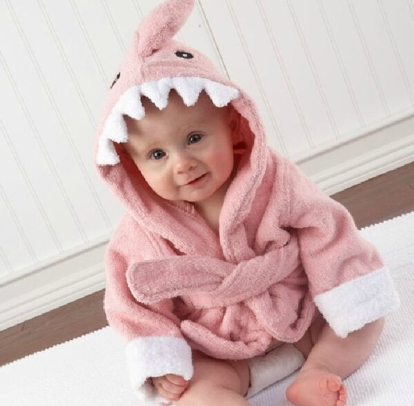 Cartoon Cute Animal Modeling Baby Bath Towels Baby Bathrobes Cotton Children's Bathrobes Baby Hooded - Image 7