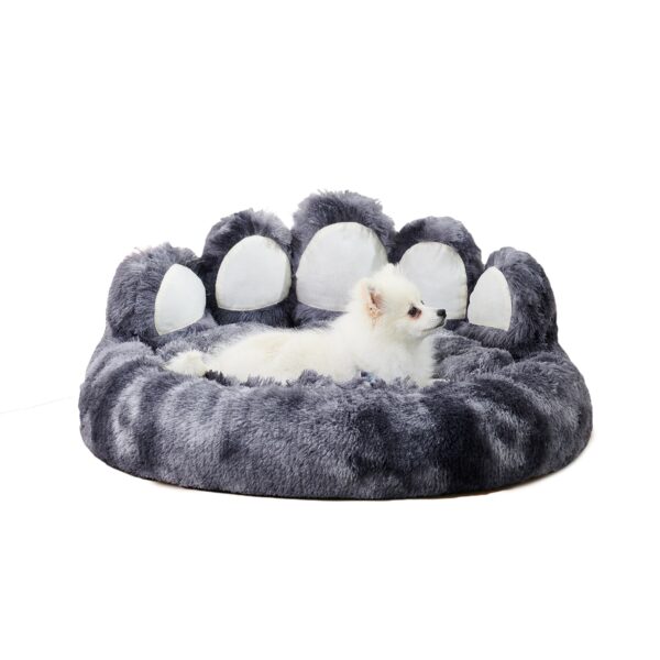 Cute Dog Bear Paw Shape Dog Bed, Dog Beds & Furniture For Small And Medium Dogs, Cozy Plush Cute Cat Beds For Indoor Cats - Image 8