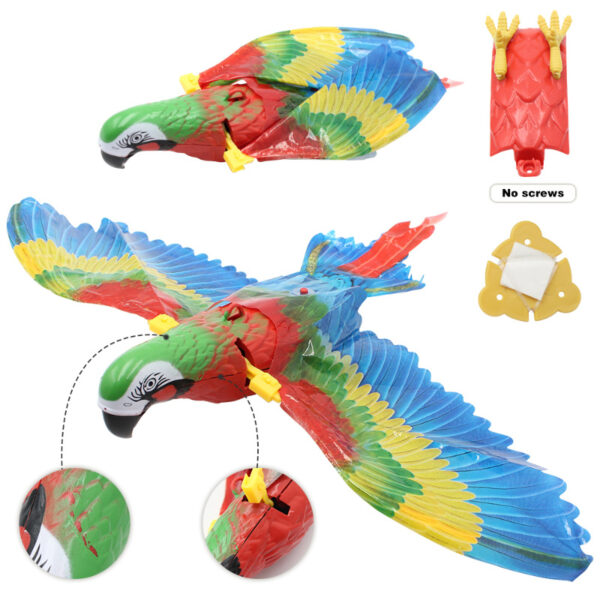 Simulation Bird Cat Interactive Pet Toys Hanging Eagle Flying Teasering Play Kitten Dog Toys Animals Cat Accessories Supplies - Image 6