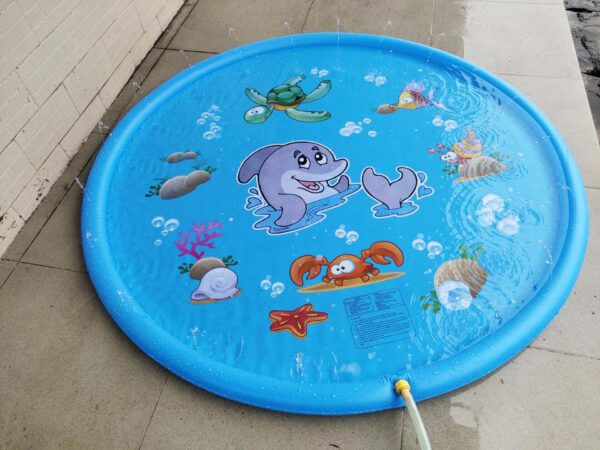 Durable Children's Water Spray Pool Mat Splash Sprinkle Play Pad Mat - Image 9