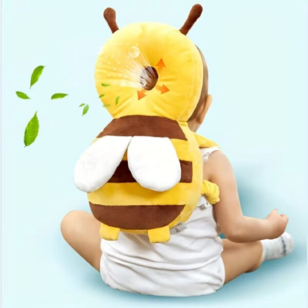 Head Back Protector Baby Protect Pillow Learn Walk Headgear Prevent Injured Safety Pad Prevention Fall Cartoon Bee Kids Pillows - Image 6