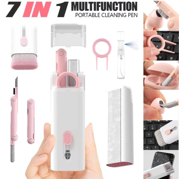 Multifunctional Bluetooth-compatible Headset Cleaning Pen Set Keyboard Cleaner Cleaning Tools Cleaner Keycap Puller Kit - Image 10