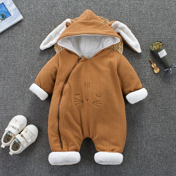 Autumn Winter Coat Jumpsuit Baby Clothing Newborn Snowsuit Boy Warm Romper Down Cotton Jackets Girl Snow clothes Bodysuit - Image 6