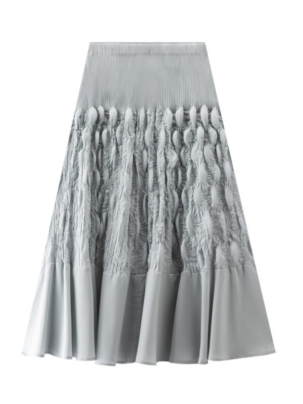 Niche Design Slimming Graceful Pleated Skirt - Image 5