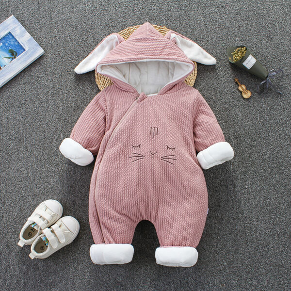 Autumn Winter Coat Jumpsuit Baby Clothing Newborn Snowsuit Boy Warm Romper Down Cotton Jackets Girl Snow clothes Bodysuit - Image 2