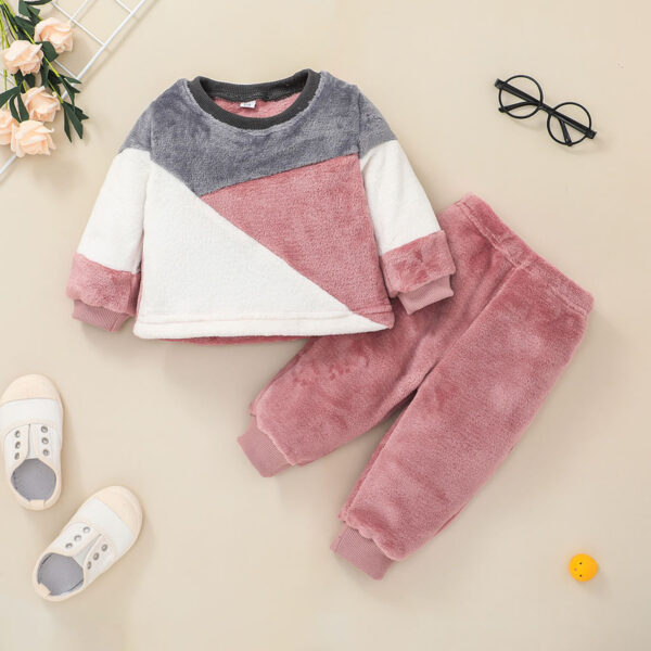 Baby Casual Baby Sweater Suit Clothing Pullover Two-piece Suit - Image 4