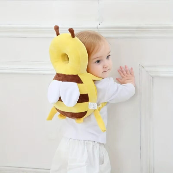 Head Back Protector Baby Protect Pillow Learn Walk Headgear Prevent Injured Safety Pad Prevention Fall Cartoon Bee Kids Pillows - Image 5