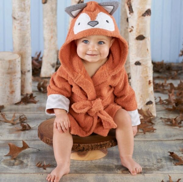 Cartoon Cute Animal Modeling Baby Bath Towels Baby Bathrobes Cotton Children's Bathrobes Baby Hooded - Image 5