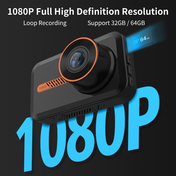 Dash Cam Front And Rear Car Camera Dual Dashcam 1080P FHD - Image 10