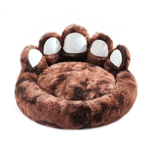 Cute Dog Bear Paw Shape Dog Bed, Dog Beds & Furniture For Small And Medium Dogs, Cozy Plush Cute Cat Beds For Indoor Cats - Image 3