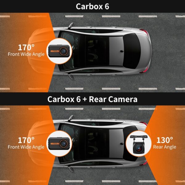 Dash Cam Front And Rear Car Camera Dual Dashcam 1080P FHD - Image 3