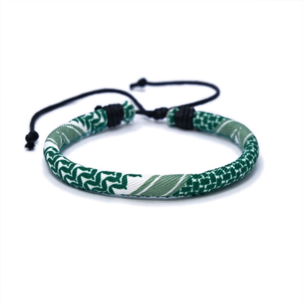 Arabic Scarf Style Woven Bracelet - Image 5