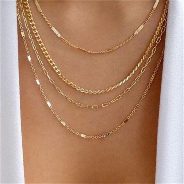 Women's Simple Fashion Multi-layer Necklace - Image 7