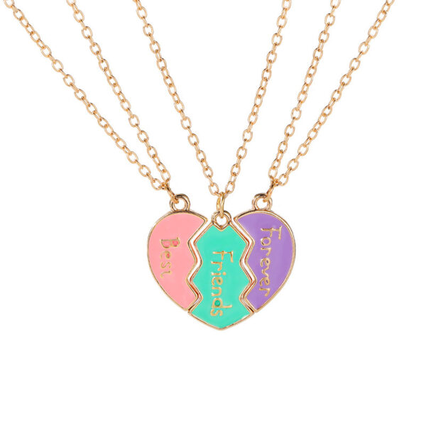 Creative Fashion New Letter Good Friend Necklace - Image 7