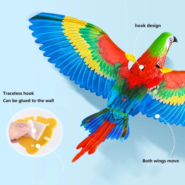 Simulation Bird Cat Interactive Pet Toys Hanging Eagle Flying Teasering Play Kitten Dog Toys Animals Cat Accessories Supplies - Image 2