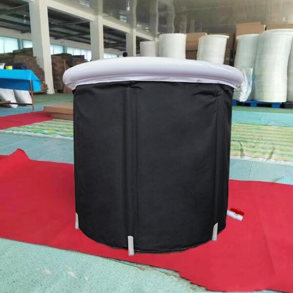 Portable Ice Baths Inflatable Air Ring PVC Bath Bath Household Bath Tub Holder Foldable Bath Tub For Recovery Therapy Outdoor - Image 2