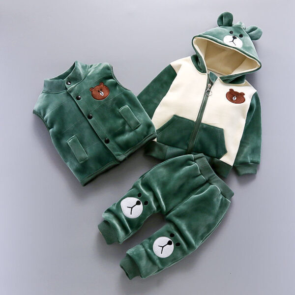 Three-piece Set Of Baby Clothes For Children And Children - Image 2