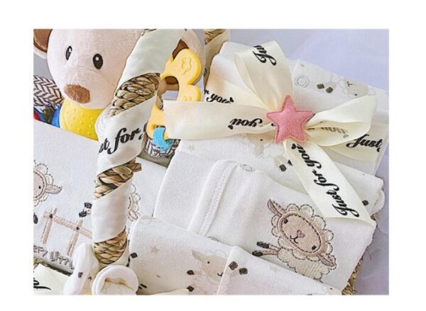 Newborn Boy Baby Clothes Set Gift Box Autumn And Winter - Image 5