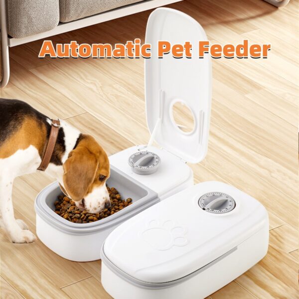 Automatic Pet Feeder Smart Food Dispenser For Cats Dogs Timer Stainless Steel Bowl Auto Dog Cat Pet Feeding Pets Supplies - Image 10