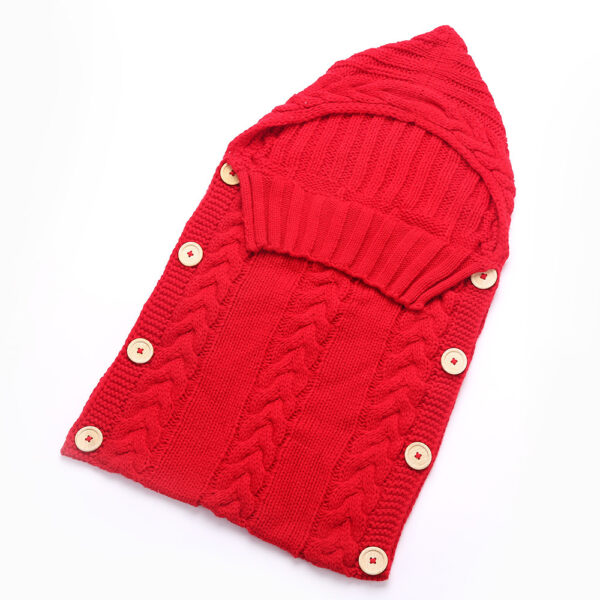 Knitted Baby Sleeping Bag - Image 4