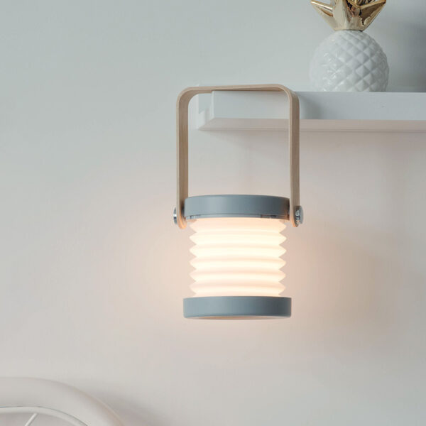 Foldable Touch Dimmable Reading LED Night Light Portable Lantern Lamp USB Rechargeable For Home Decor - Image 10