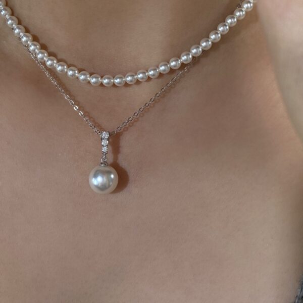 Simple Personalized All-match A Pearl Necklace For Women - Image 4