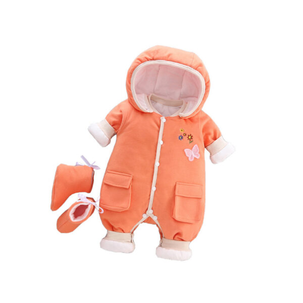 Baby onesies baby clothes autumn and winter thickening - Image 6