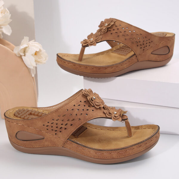 Flip-Flops Casual Wedge Platform Beach Shoes - Image 10