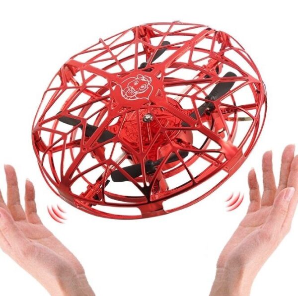 Flying Helicopter Mini Drone UFO RC Drone Infraed Induction - Image 2