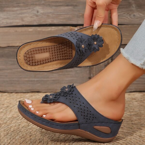 Flip-Flops Casual Wedge Platform Beach Shoes - Image 7