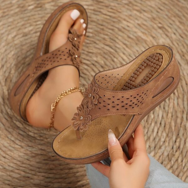 Flip-Flops Casual Wedge Platform Beach Shoes - Image 5