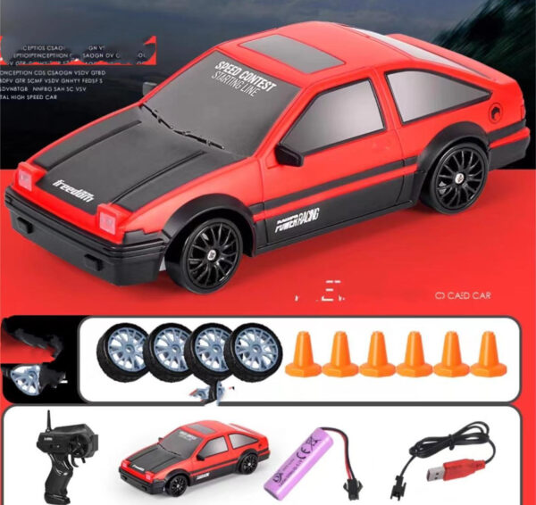 2.4G 4WD RC Drift Car – High-Speed GTR AE86 for Ultimate Racing Fun - Image 2