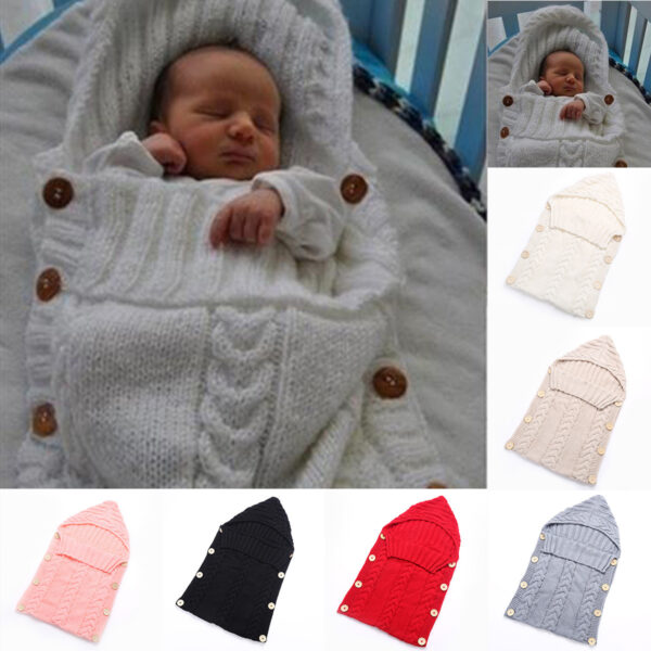 Knitted Baby Sleeping Bag - Image 5
