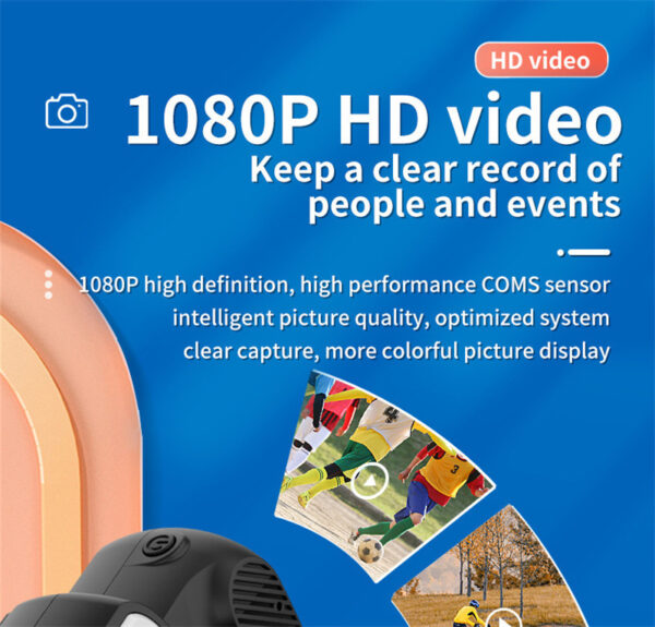 Retro Mini Camera With Screen Indoor Home Outdoor 1080p HD Portable Very Small Camera Video Support Holiday Gifts - Image 7