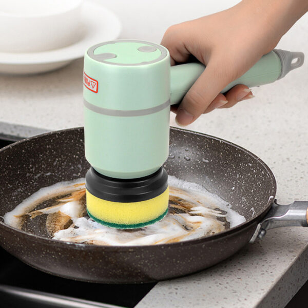 Electric Cleaning Brush Dishwashing Brush Automatic Wireless USB Rechargeable Professional Kitchen Bathtub Tile Cleaning Brushes - Image 6